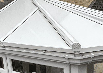 Conservatory roof insulated with ThermoPanels