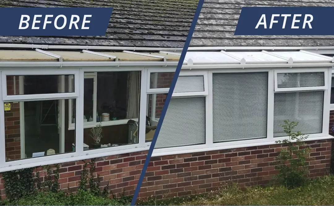 Insulated panels - ThermoPanels client's porch upgrade