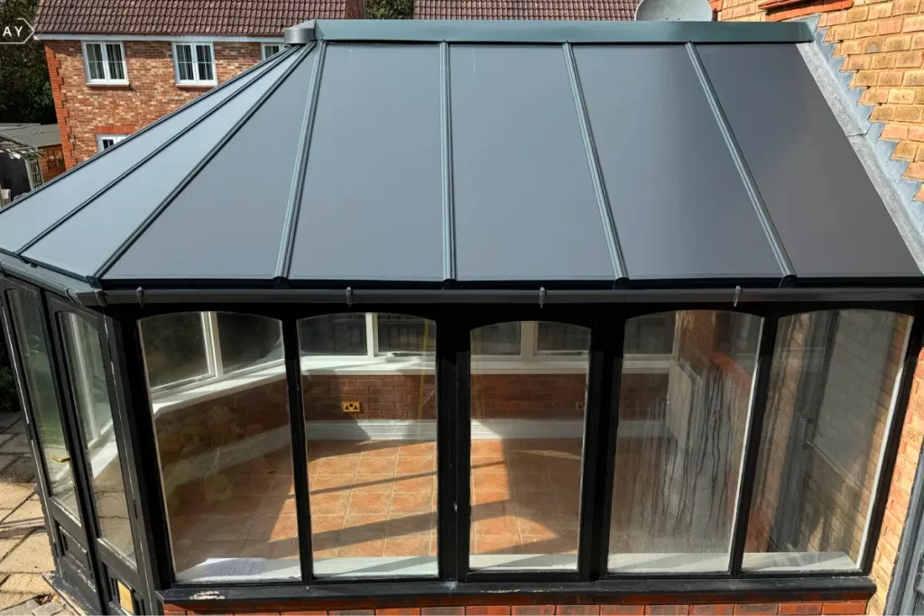 Insulated Conservatory Roof Panels for Sale 3 insulated conservatory roof panels in grey renolit