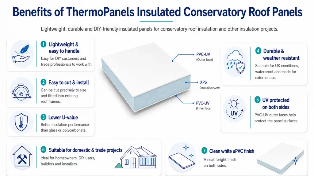 How Can I Insulate My Conservatory Roof with Panels? 1 how can I insulate my conservatory roof with panels benefits